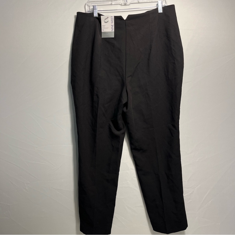 Women's Nine West High Rise Sz 14 Tapered Pants NWT - Picture 4 of 8